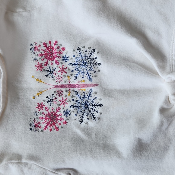 Carters Toddler White Lightweight Fleece Shirt Long Sleeve 2T - Picture 3 of 16